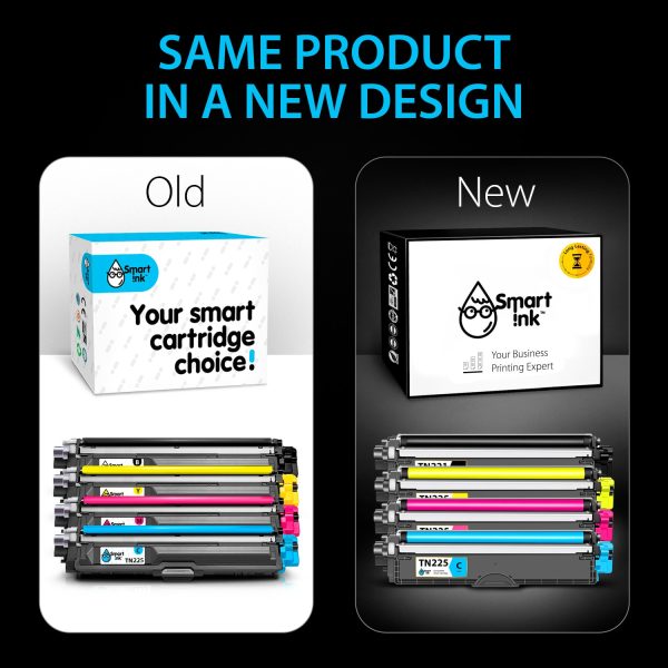 Compatible Toner Cartridge Replacement for Brother TN 221, TN 225 (4 pack), Smart Ink - Image 3