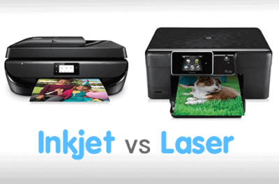 inkjet vs laser printers for home