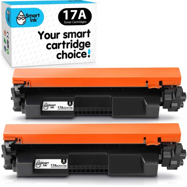 Compatible Toner Cartridge Replacement for HP 17A CF217A (2 pack), Smart Ink