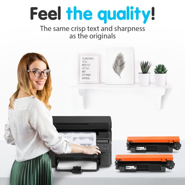Compatible Toner Cartridge Replacement for HP 17A CF217A (2 pack), Smart Ink - Image 4
