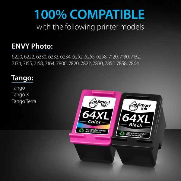 Remanufactured HP 64 XL (2 pack), Smart Ink - Image 3