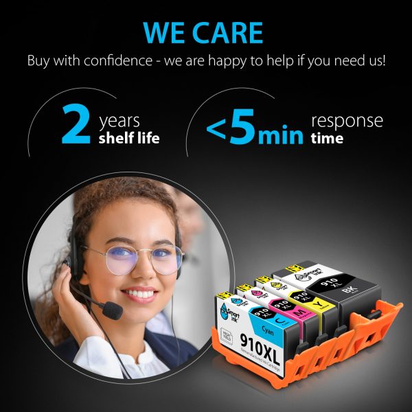 Remanufactured HP 910 ink cartridges (4 pack), Smart Ink - Image 6