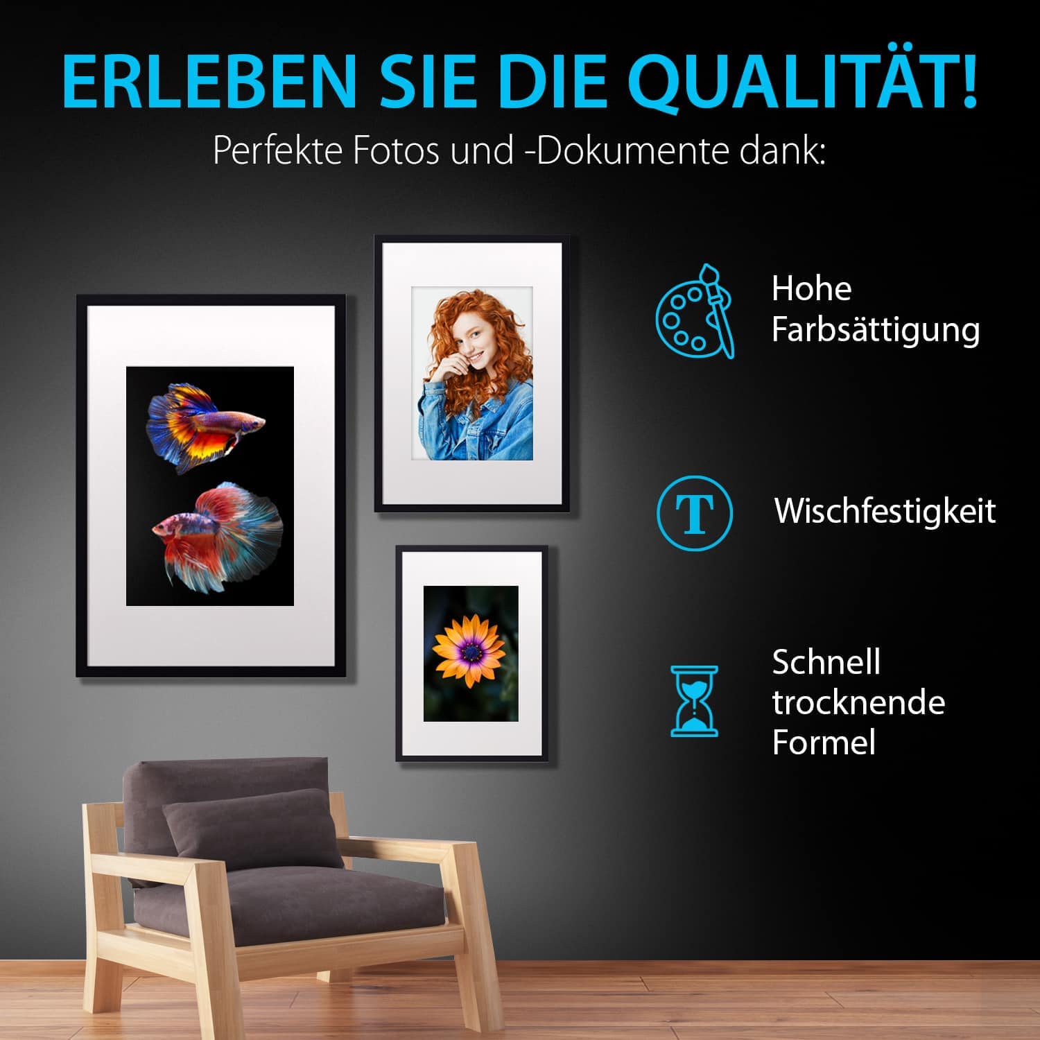 Kompatible Druckerpatronen für HP 932 HP 933 (4er Pack), Smart Ink – Bild 4