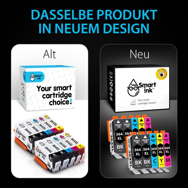 Kompatible Druckerpatronen für HP 364 XL (10er Pack), Smart Ink – Bild 2