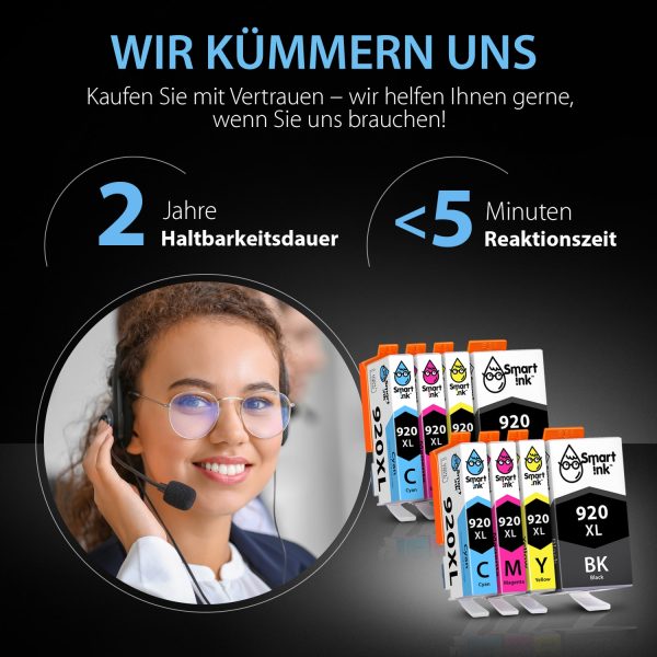 Kompatible Drcukerpatronen für 920 HP XL (8er Pack), Smart Ink – Bild 5