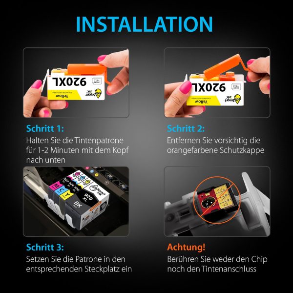 Kompatible Drcukerpatronen für 920 HP XL (8er Pack), Smart Ink – Bild 7
