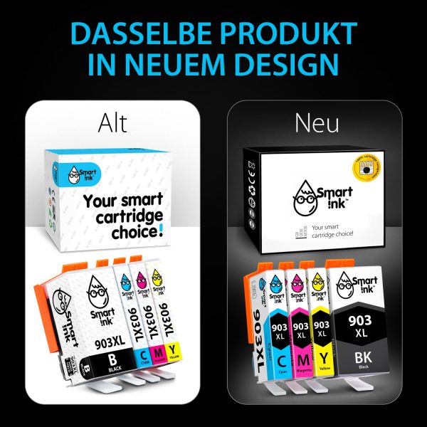 Kompatible HP 903XL Multipack Druckerpatronen für HP 903 (4er Pack), Smart Ink – Bild 4