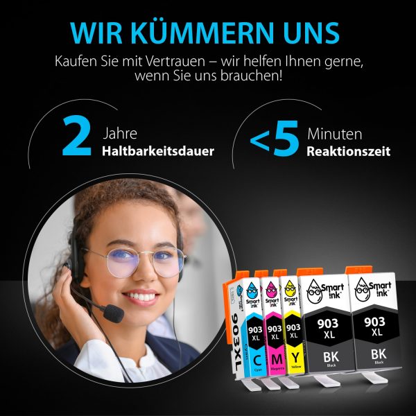 Kompatible HP 903 Patronen Set (5er Pack XL), Smart Ink – Bild 5