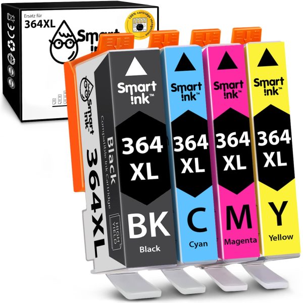 Kompatible Druckerpatronen für HP 364 XL (4er Pack), Smart Ink