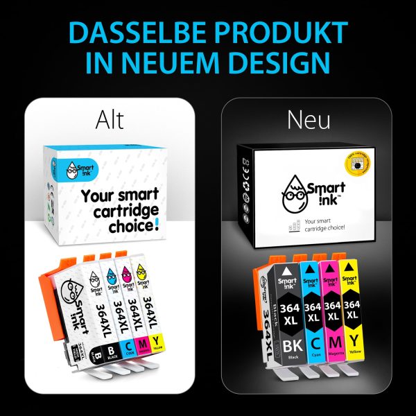 Kompatible Druckerpatronen für HP 364 XL (4er Pack), Smart Ink – Bild 2