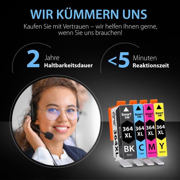 Kompatible Druckerpatronen für HP 364 XL (4er Pack), Smart Ink – Bild 6