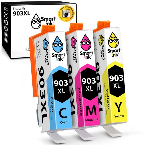 Kompatible Druckerpatronen für HP 903 XL (3er Pack), Smart Ink