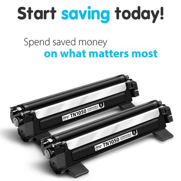 Kompatible Tonerkartusche für Brother TN 1050 (2er Pack), Smart Ink – Bild 3
