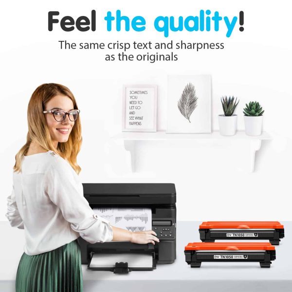 Kompatible Tonerkartusche für Brother TN 1050 (2er Pack), Smart Ink – Bild 4