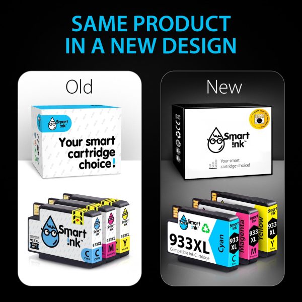 Compatible Ink Cartridge Replacement for HP 932 XL, 933 XL (3 pack), Smart Ink - Image 4