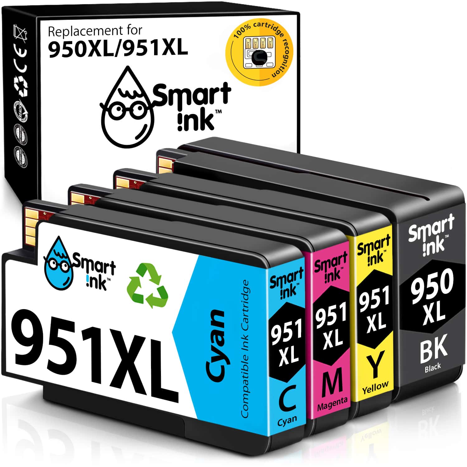 chance Soldat Begivenhed HP 950, 951 XL (4 Pack) Ink Cartridge Replacement - Buy Printer Cartridges  in EU at the best price | Smart Ink