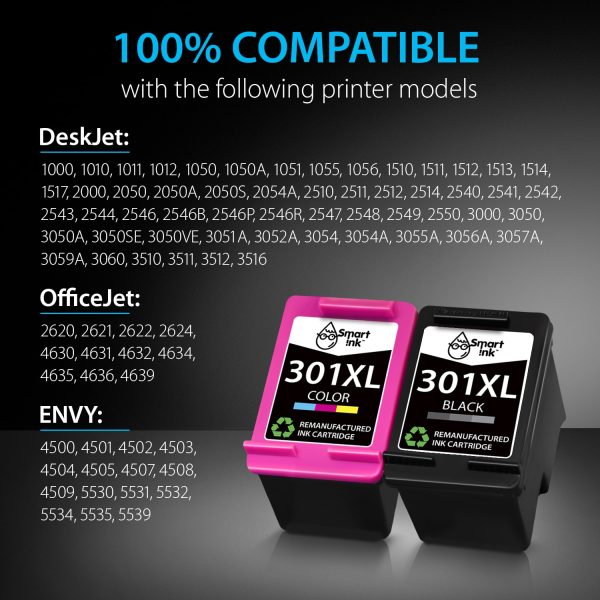 Remanufactured HP 301 XL (2 pack), Smart Ink - Image 3