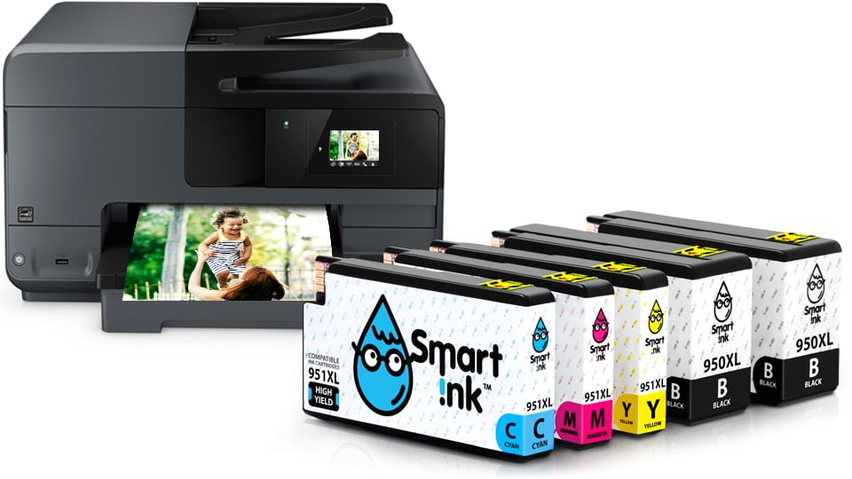 HP Officejet Pro 8610 All-In-One Inkjet Printer - no print head top included