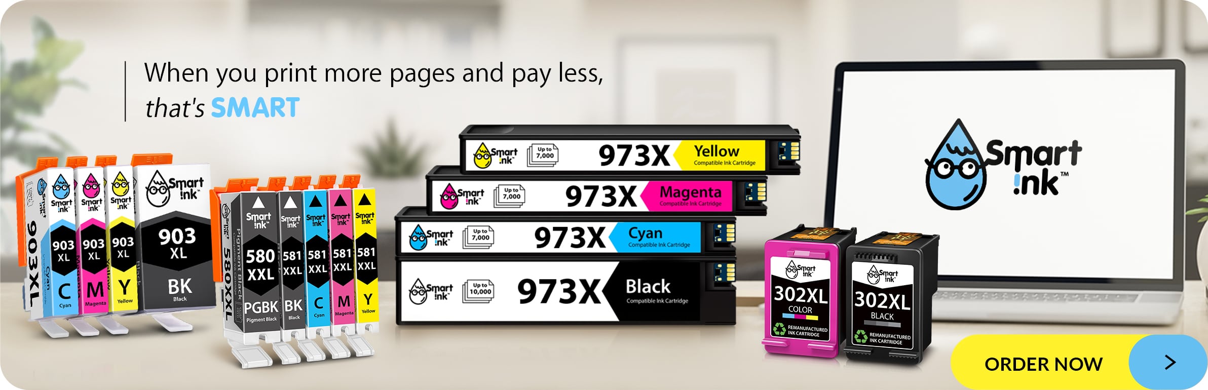 Get compatible printer ink cartridges and toners | Smartink.pro