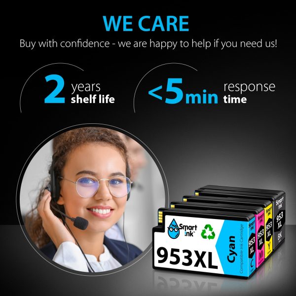 Compatible HP 953XL Multipack HP 953 XL Ink Cartridge Replacement (4 pack), Smart Ink - Image 6