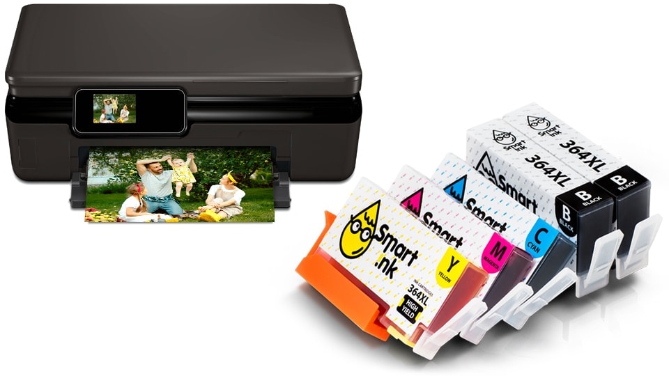 hp photosmart printer ink in wrong slot