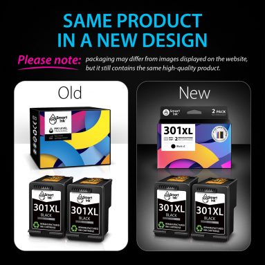 Smart Ink Remanufactured Ink Cartridge Replacement for HP 301XL 301 XL (2 Black Combo Pack) - Image 2