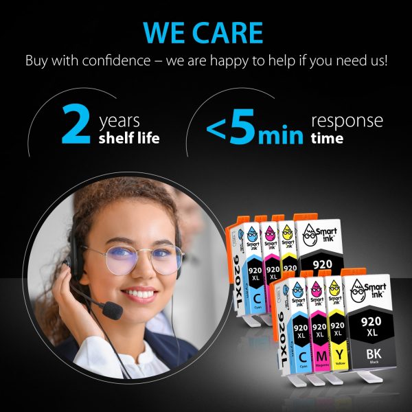 Compatible HP 920 ink Cartridge Replacement (8 pack), Smart Ink - Image 5