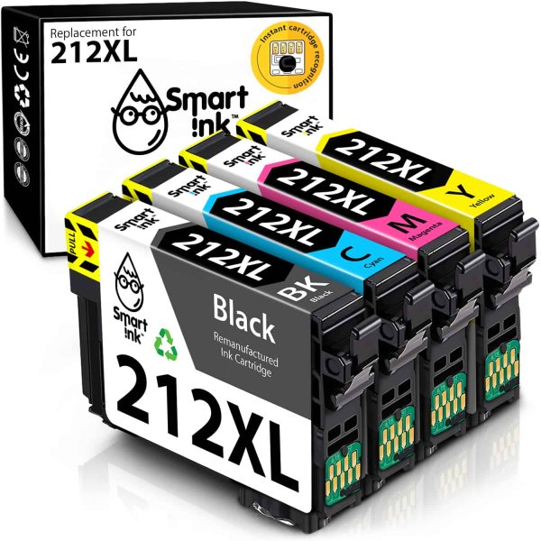 Remanufactured Epson T212 XL (4 pack), Smart Ink