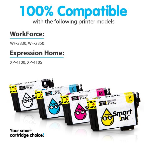 Remanufactured Epson T212 XL (4 pack), Smart Ink - Image 2