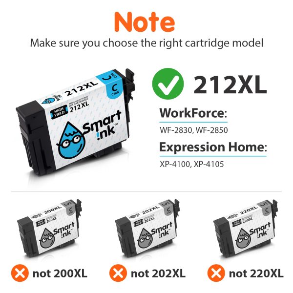 Remanufactured Epson T212 XL (4 pack), Smart Ink - Image 4