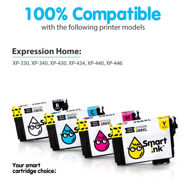 Remanufactured Epson T288 XL (4 pack), Smart Ink - Image 2