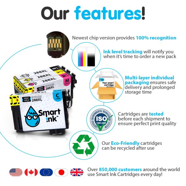 Remanufactured Epson T288 XL (4 pack), Smart Ink - Image 7