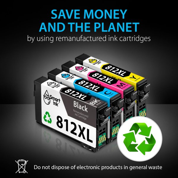 Remanufactured T812 XL (4 pack), Smart Ink - Image 5