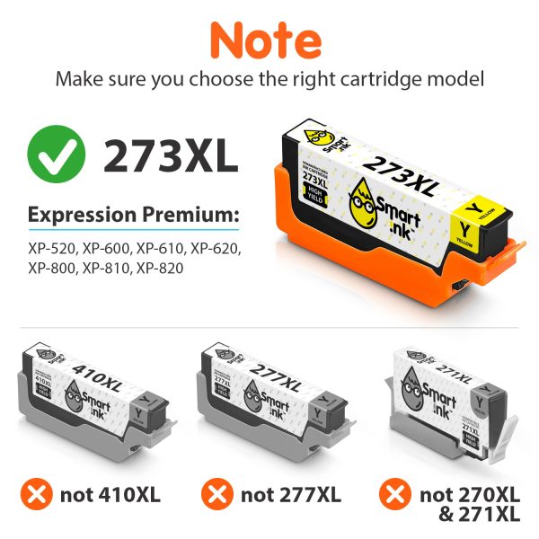 Remanufactured Epson T273 XL (5 pack), Smart Ink - Image 3