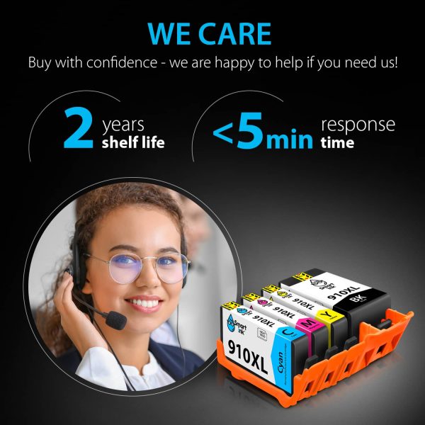 Remanufactured HP 910 ink cartridges (4 pack), Smart Ink - Image 6