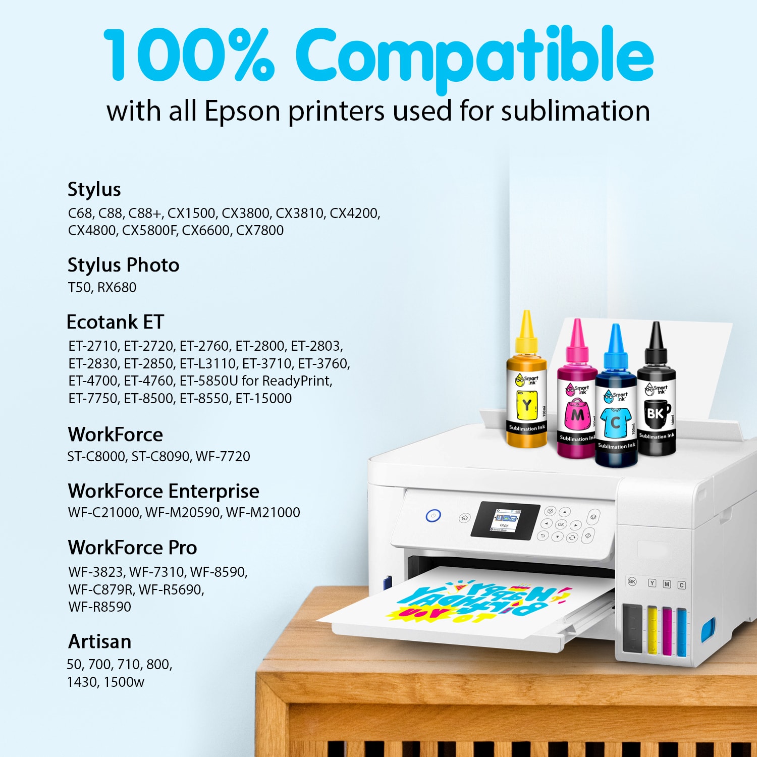 Epson sublimation printer settings