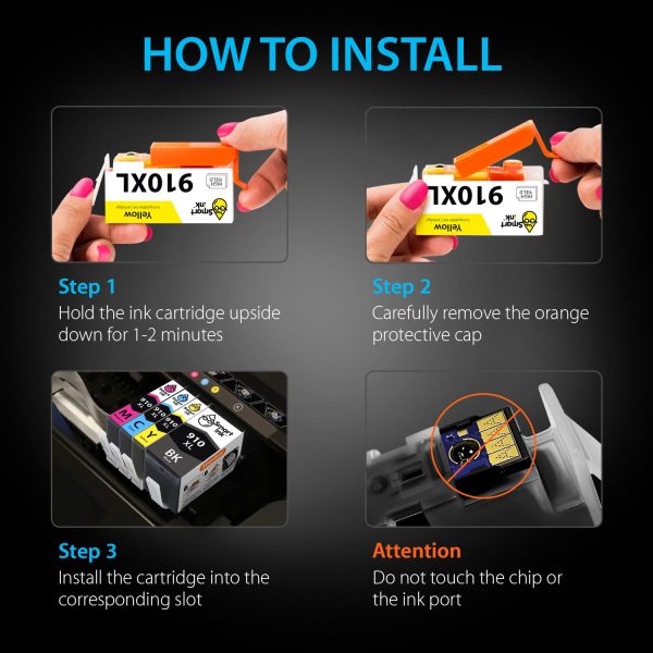 Compatible HP 910XL ink cartridges (4 pack), Smart Ink - Image 8