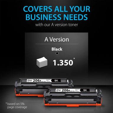Compatible HP 206А Toner Cartridge Replacement (2 Black), Smart Ink - Image 5