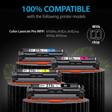 Compatible HP 215А Toner Cartridge Replacement (4 Combo Pack), Smart Ink - Image 2