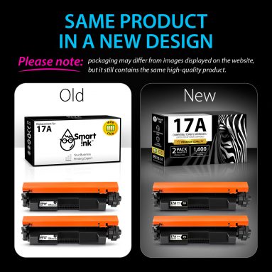 Compatible Toner Cartridge Replacement for HP 17A CF217A (2 pack), Smart Ink - Image 2