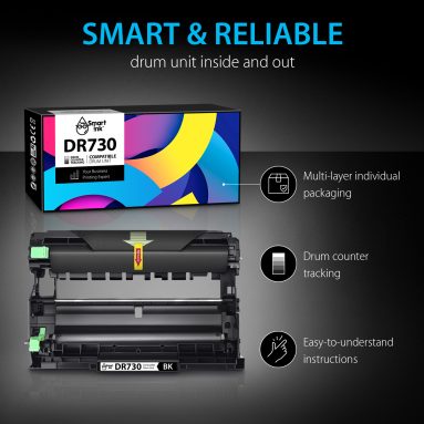 Compatible Drum Unit Replacement for Brother DR 760 DR 730 (1 pack), Smart Ink - Image 5