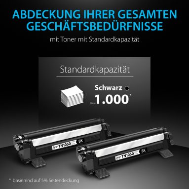 Kompatible Tonerkartusche für Brother TN 1050 (2er Pack), Smart Ink – Bild 5