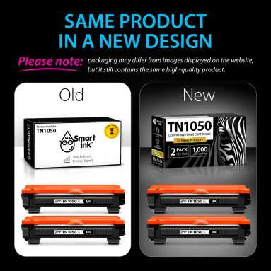 Compatible Toner Cartridge Replacement for Brother TN 1050 (2 Black), Smart Ink - Image 5