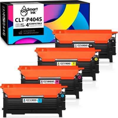 Kompatible Tonerkartusche für Samsung CLT-P404S (4er Pack), Smart Ink