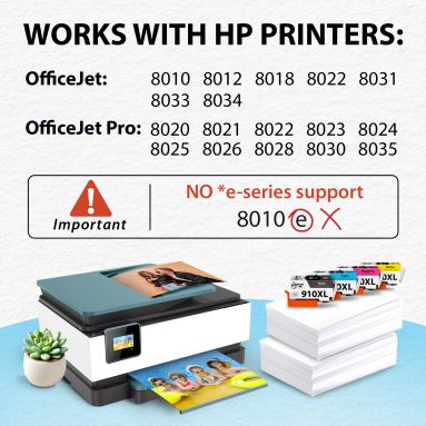 Compatible HP 910XL ink cartridges (4 pack), Smart Ink - Image 3