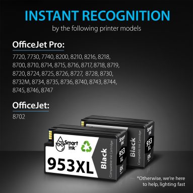 Compatible Ink Cartridge Replacement for HP 953 XL (2 pack), Smart Ink - Image 2