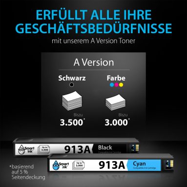 Kompatible Druckerpatronen für HP 913A (4er Pack), Smart Ink – Bild 5