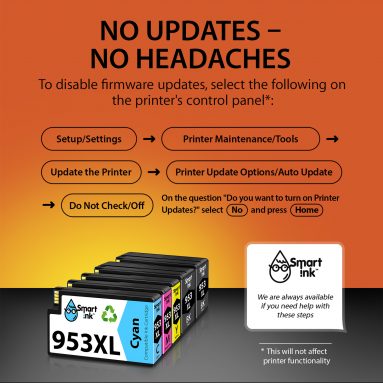 Compatible Ink Cartridge Replacement for HP 953 XL (5 pack), Smart Ink - Image 3