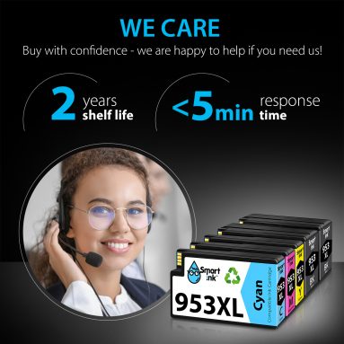 Compatible Ink Cartridge Replacement for HP 953 XL (5 pack), Smart Ink - Image 5
