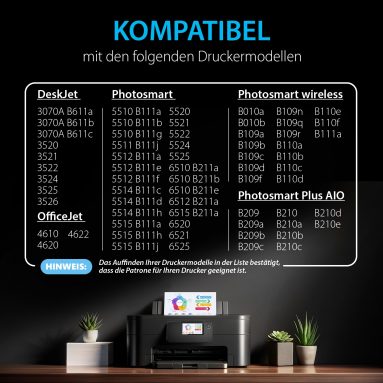Kompatible Druckerpatronen für HP 364 XL (4er Schwarz Pack), Smart Ink – Bild 4